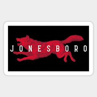 Jonesboro - Vintage Wolf Magnet